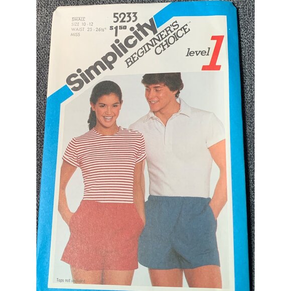 Simplicity Misses Shirt Sewing Pattern sz 10-12 5233 - uncut - Picture 1 of 3